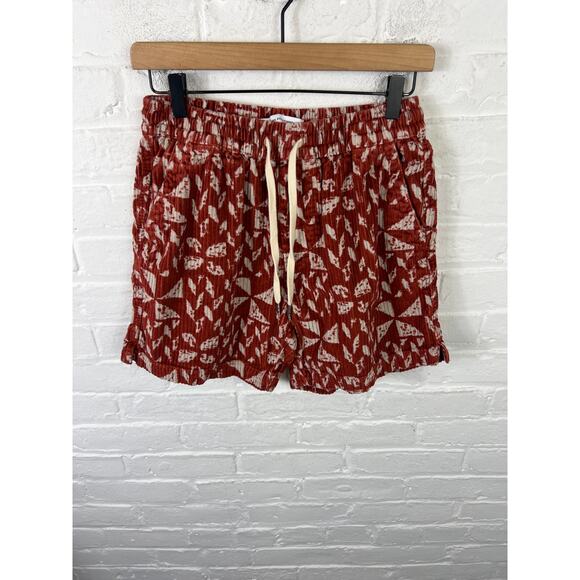 Urban Outfitters Other - Urban Outfitters Men's Lucien Printed Terra Corduroy Short Cotton Red Size S